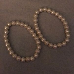 Faux Pearl Bracelets